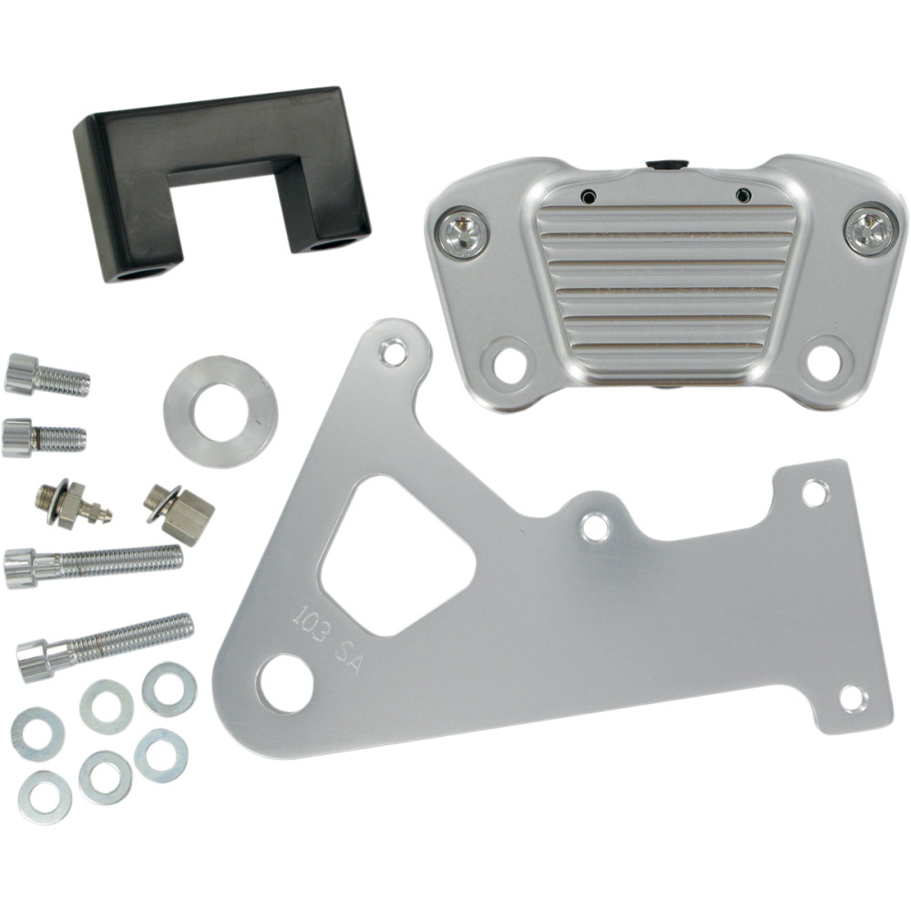 GMA Engineering Rear Brake Caliper 8599 FXR Clear Anodi