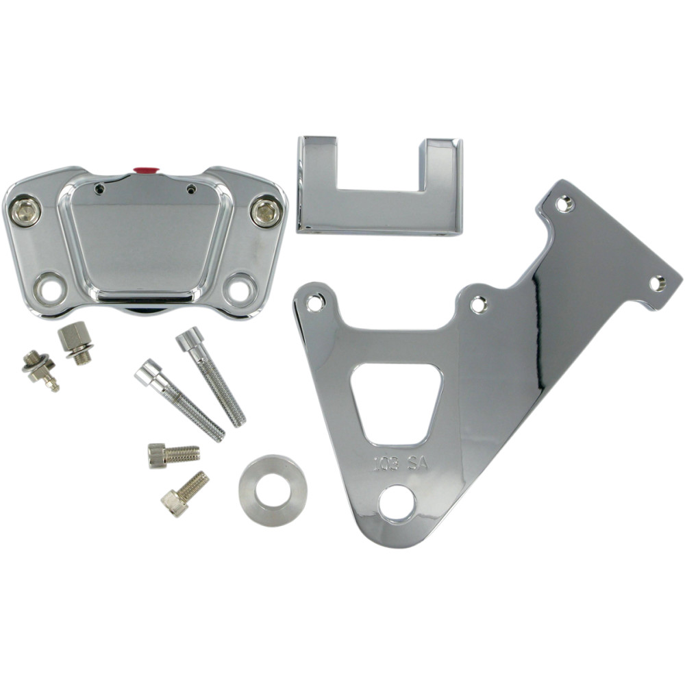 GMA Engineering Rear Brake Caliper 8599 FXR Smooth Chro