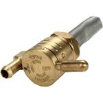 Golan Products Petcock - Raw Brass - 22mm - Downward