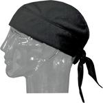 Hyper Kewl Tie-On Evaporative Cooling Skull Cap (Black)