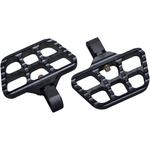 Joker Machine Passenger Mini Floorboards - Black - Softail