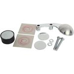 Klock Werks Chrome iOmountâ„¢ Handlebar Switch Mount for '96 - '19 Harley Davidson
