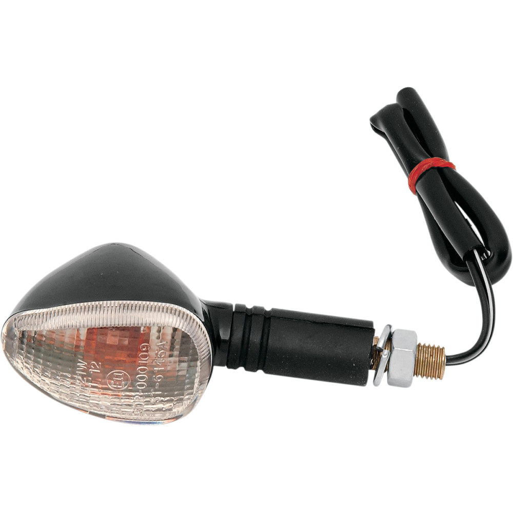 K&S Technologies Marker Lights - Dual Filament - Black/Clear