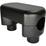 LA Choppers Flat Black 1-1/2