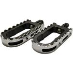 LA Choppers BMX Footpegs - Black/Chrome