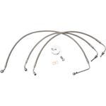 LA Choppers Stainless Steel Front Brake Line - Touring