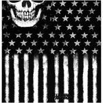 Lethal Threat Neck Scarf (American Flag - Black / White)