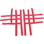 Motorsport Products Nerf Bar Net - Red - Yamaha