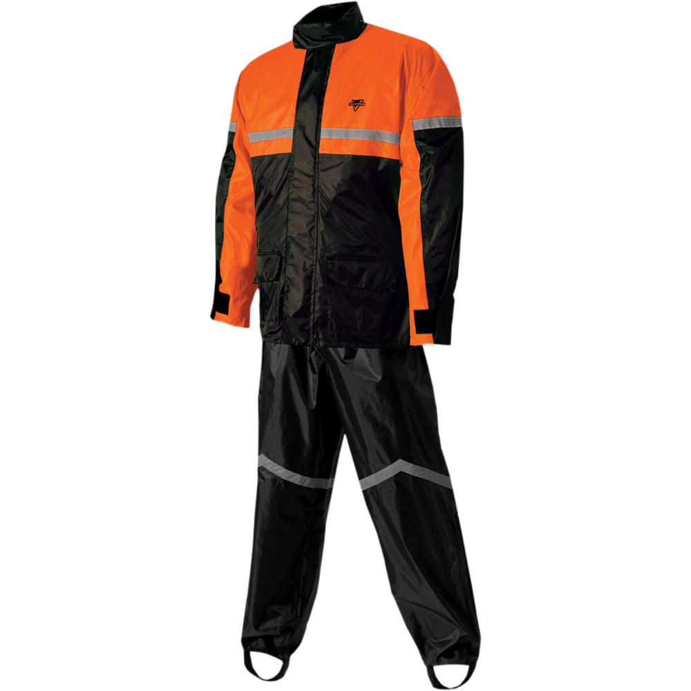 Nelson Rigg SR-6000 Stormrider Rainsuit (Black / Hi-Vis Orange) M | eBay