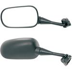 Parts Unlimited Mirror - Black - Left