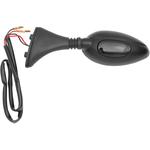 Parts Unlimited Universal Mirror - Black - Left