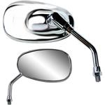 Parts Unlimited Mirror - Mini - Chrome