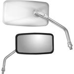 Parts Unlimited Stainless Steel Rectangular Mirror