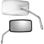 Parts Unlimited Stainless Steel Rectangular Mirror