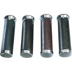 Parts Unlimited Black Leather Grips