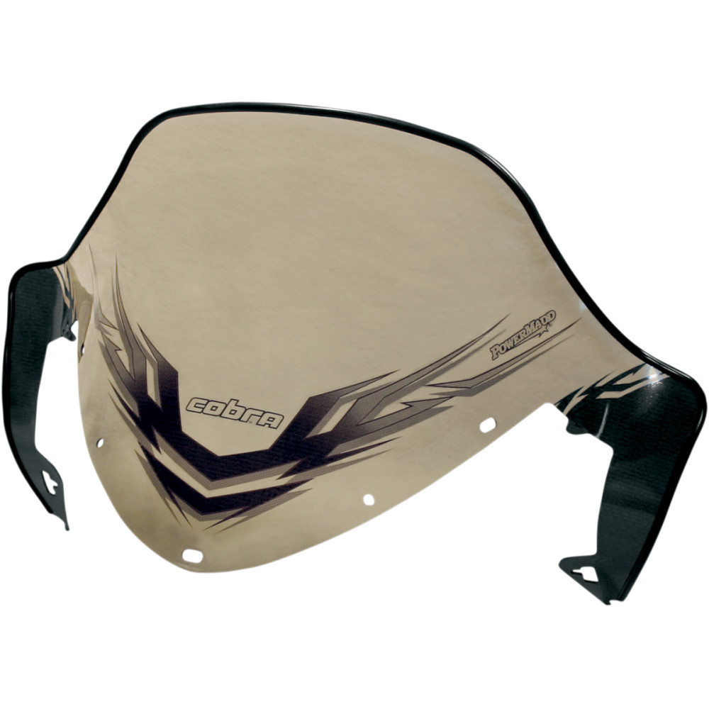 Powermadd Cobra Windshield 13" Polaris (Clear / Black)P