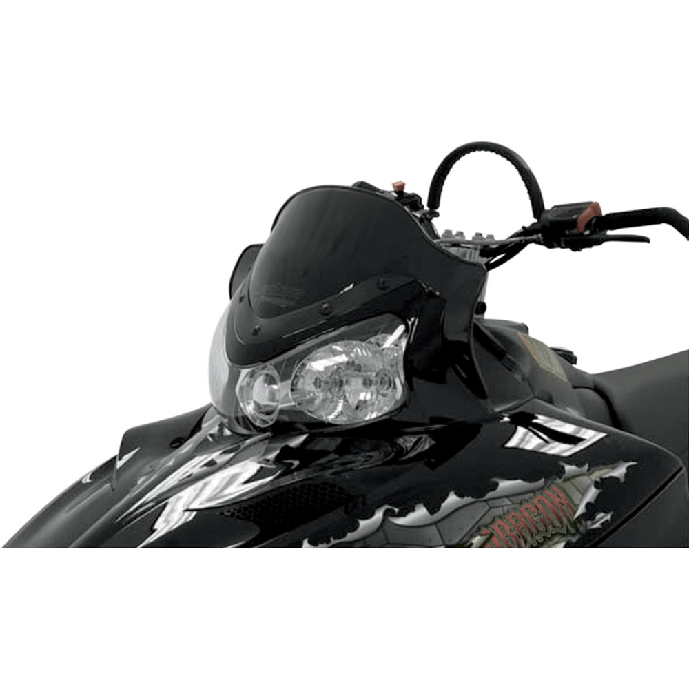 Powermadd Cobra Windshield 11.5" Low Polaris (Black)P