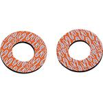 Renthal White/Orange Grip Donutz