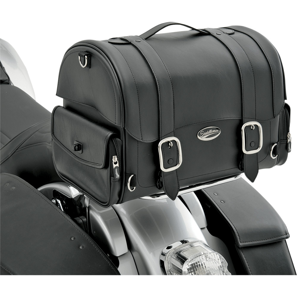 Saddlemen Drifter Express Tail Bag Black Chrome S