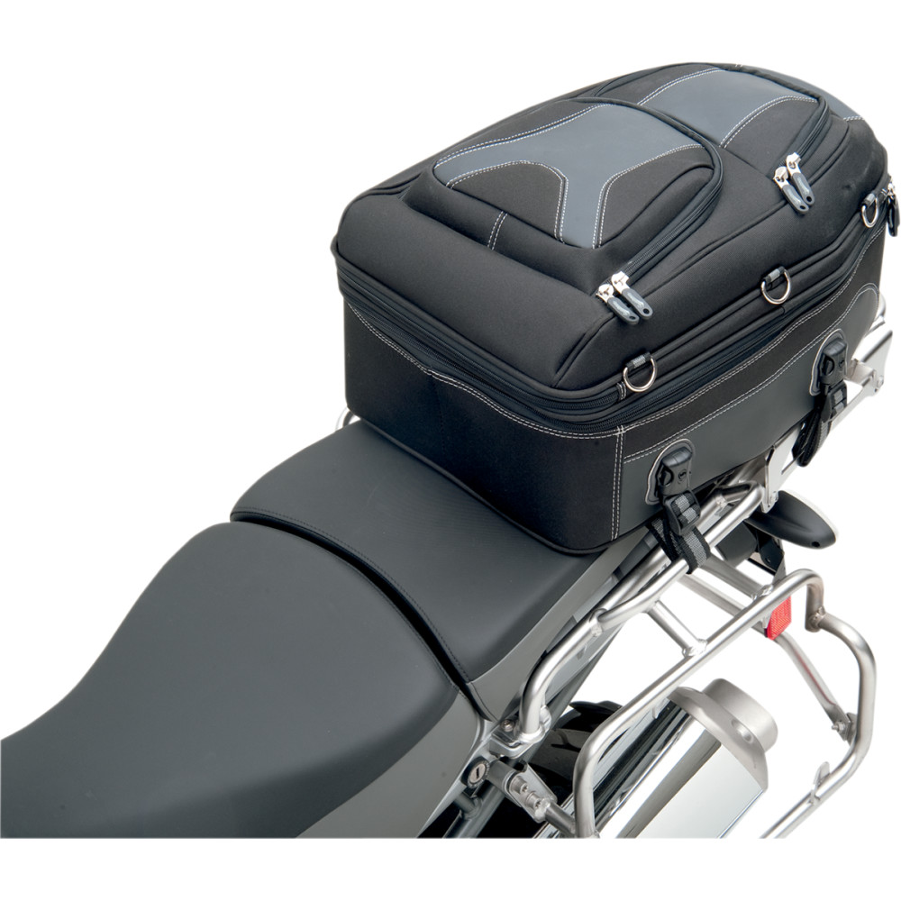 Saddlemen Pillion and Rear Rack Luggage Bag (Black)SDL 3516