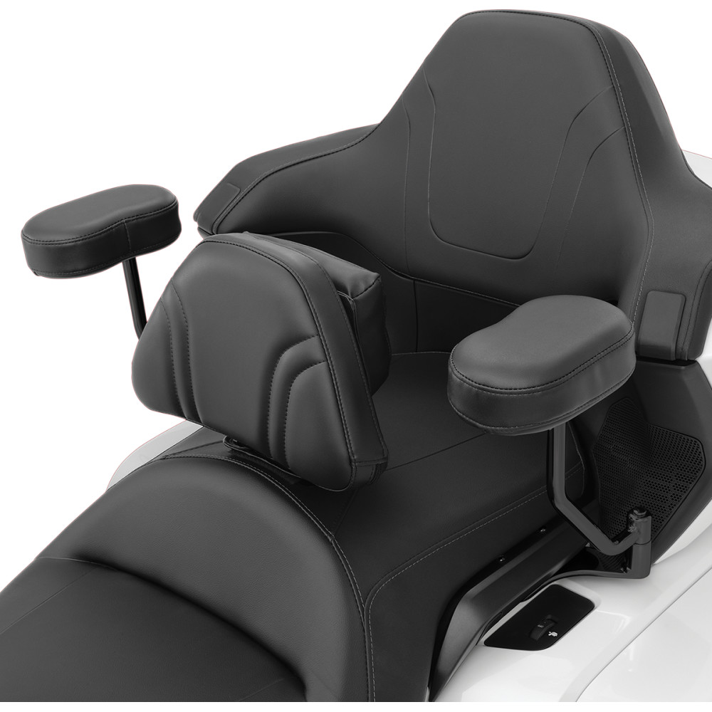 Show Chrome Armrests - GL1800 (Black)-SC 0822-0385