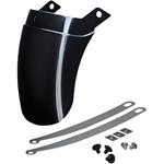 Show Chrome Front Fender Extension - Black - Tapered