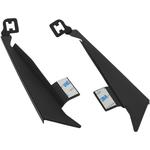 Show Chrome Rear Fender Filler - Black