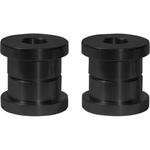 Speed Merchant Black Solid Riser Bushings