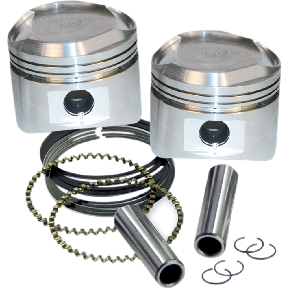 S&S Cycle Replacement Piston with Rings - Standard - 3.500