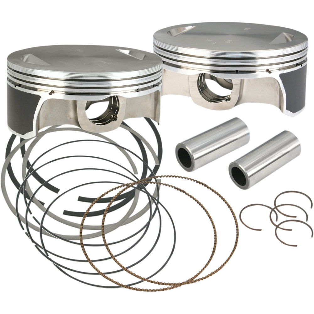 S&S Cycle Forged Piston Kits for Hot Set Up Kits - +0.010