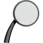 Todd's Cycle Shooter Mirror - Right - Black