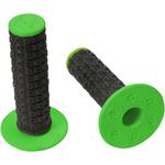 Torc1 Black/Green Enduro Dual MX Grips