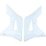 UFO Radiator Covers - CRF450R - White