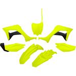 UFO Replacement Body Kit - Fluorescent Yellow/Black - '19-'20 CRF110