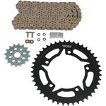 Vortex Steel Chain Kit - Gold - Suzuki - GSX-R750 - '00-'03