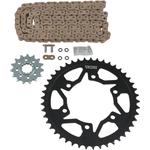 Vortex Steel Chain Kit - Gold - Yamaha - YZF-R1 - '98-'03