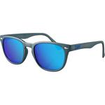Zan Headgear NVS Sunglasses (Matte Gunmetal Gray, Blue Mirror Lens)